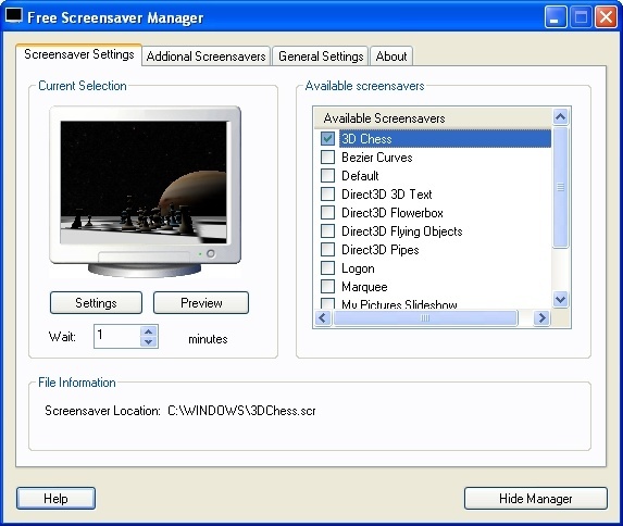 Screen Saver Manager download for free - SoftDeluxe