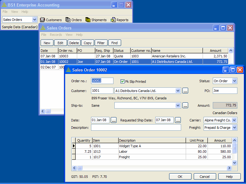 BS1 Enterprise Accounting download for free SoftDeluxe