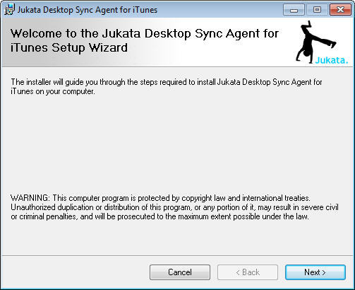 Jukata Desktop Sync Agent for iTunes - Screenshot #2