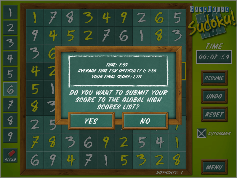 GameHouse Sudoku - Screenshot #4
