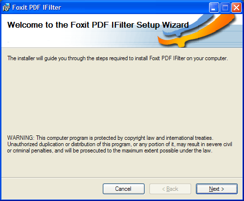 Foxit PDF IFilter - Screenshot #4