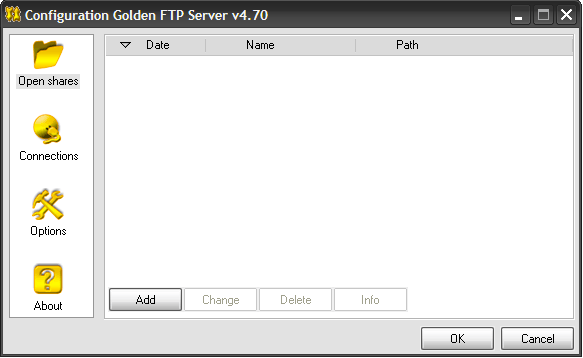 Golden FTP Server - Screenshot #3