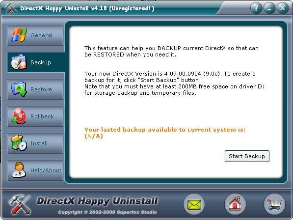 Directx happy uninstall как пользоваться