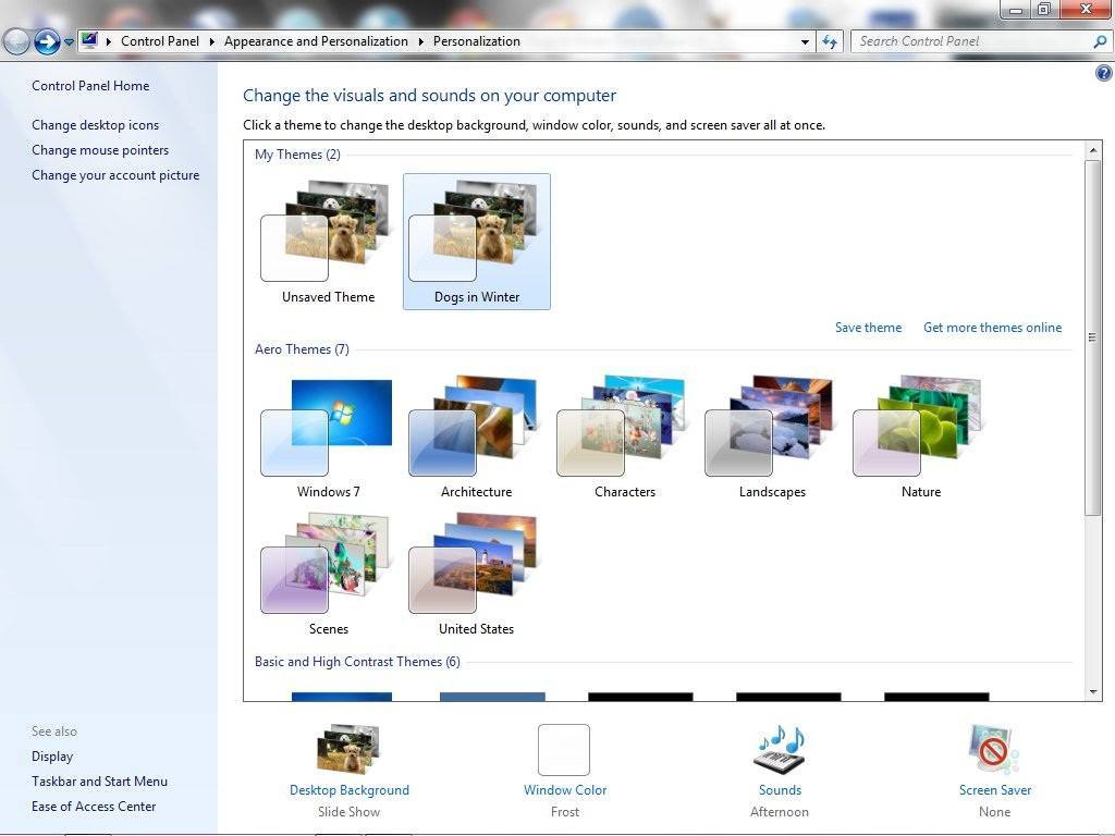 Dogs In Winter Theme Pack - Screenshot #3