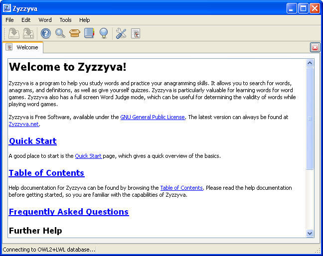 Zyzzyva - Screenshot #4