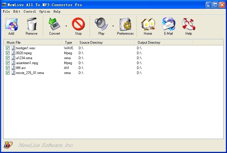 NewLive All Audio To Mp3 Converter - Screenshot #4