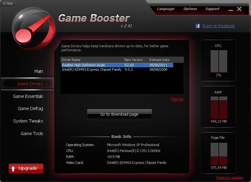 game booster for pc free