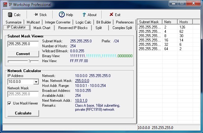 IP Workshop Professional - Screenshot #1