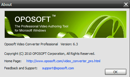 Oposoft Video Converter Professional - Screenshot #8