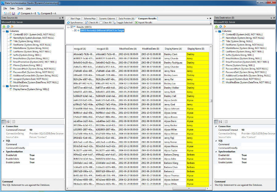 Data Synchronisation Studio - Screenshot #1