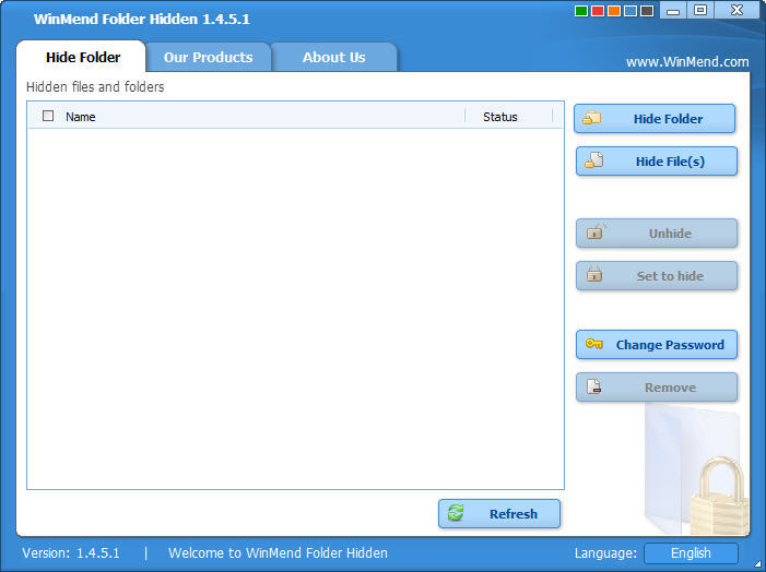 WinMend Folder Hidden - Screenshot #10