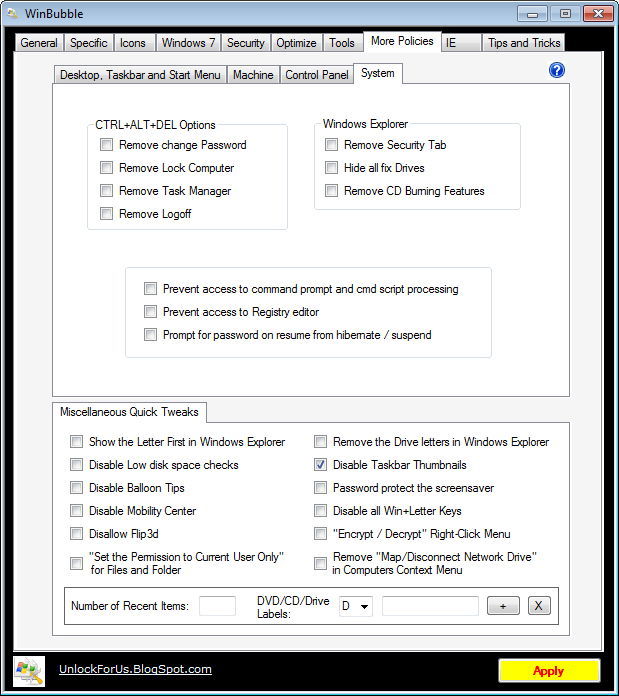 Winbubble - Screenshot #2