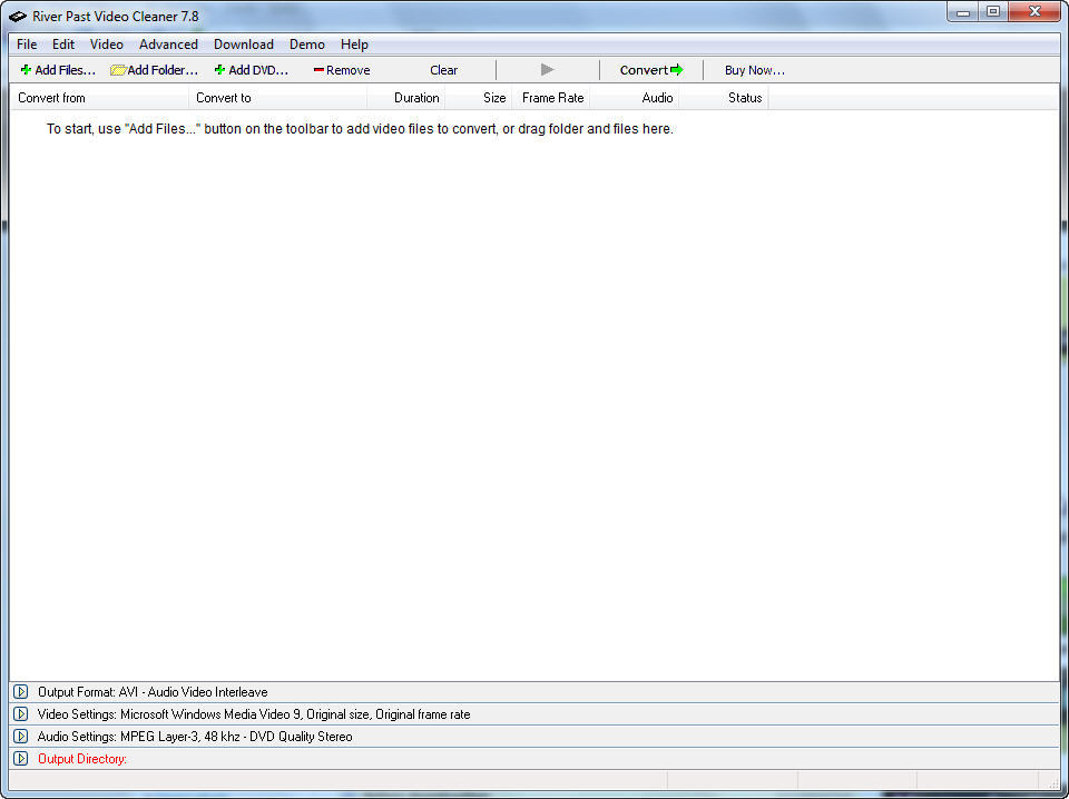 River Past Video Cleaner - Screenshot #2