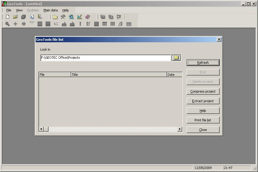 GEOTEC Office - Screenshot #5