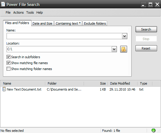 Power File Search - Screenshot #3