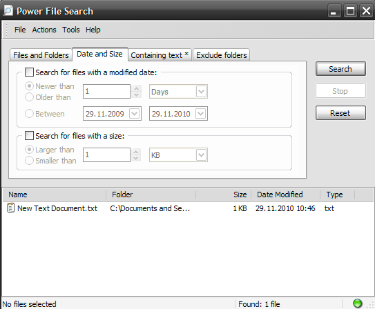 Power File Search - Screenshot #2