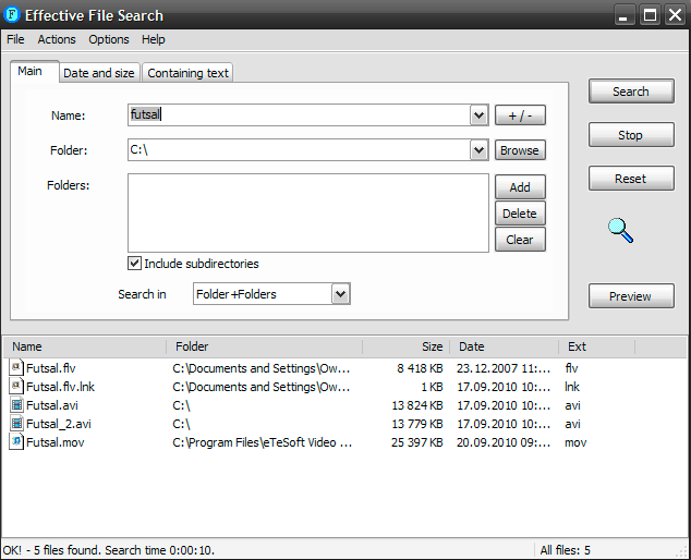 Effective File Search - Screenshot #7