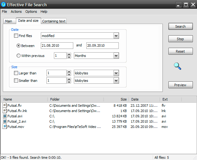file searching software