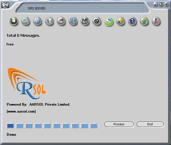 AARSOL SMS Server - Screenshot #2