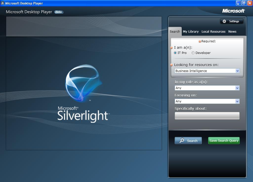 Microsoft desktop service. Плеер Майкрософт. Silverlight Microsoft Интерфейс. Десктопный плеер. Microsoft Silverlight УЗАСБО.