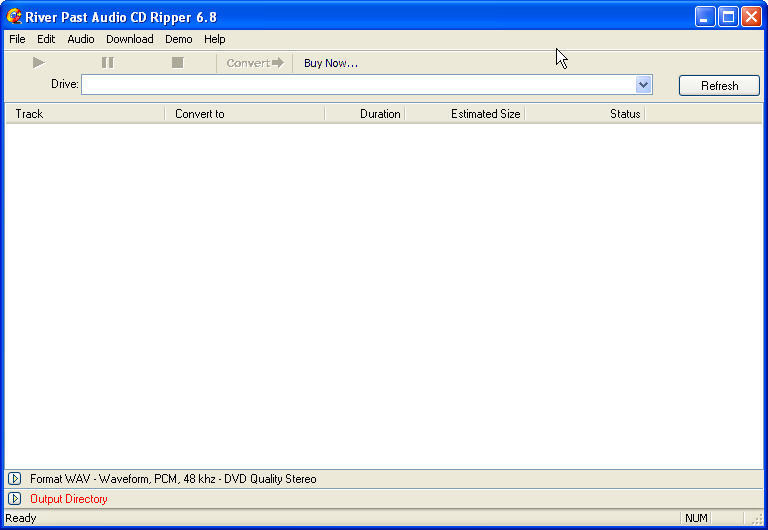 River Past Audio CD Ripper - Screenshot #1