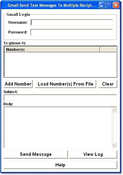 Gmail Send Email To Multiple Recipients Software - Screenshot #2