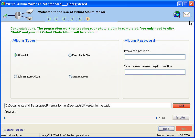 Virtual Album Maker - Screenshot #1