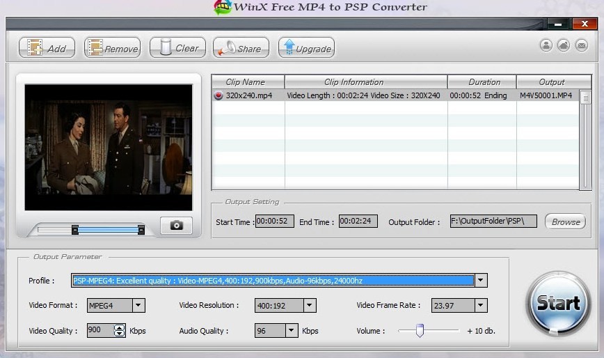 WinX Free MP4 to PSP Converter download for free SoftDeluxe