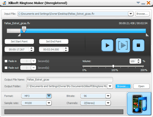 Xilisoft Ringtone Maker - Screenshot #3