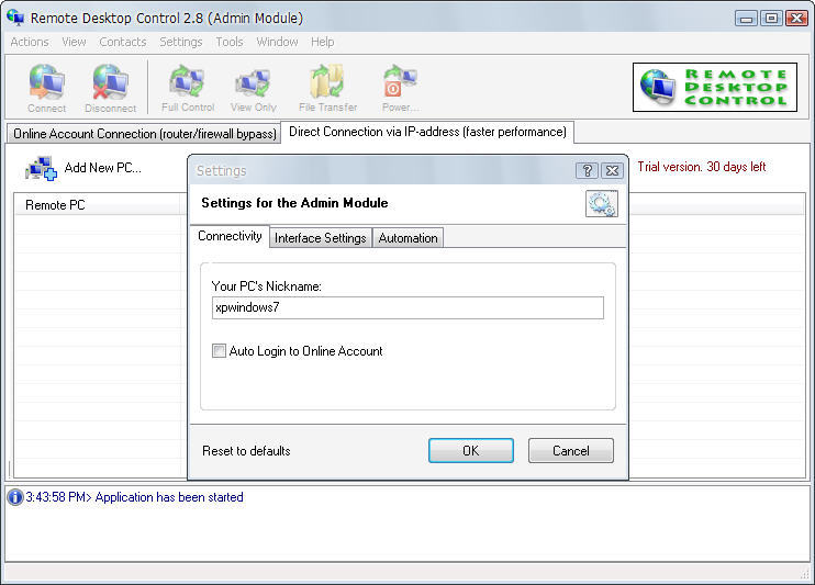Remote Desktop Control latest version Get best Windows software