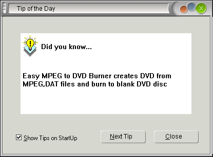 Easy MPEG to DVD Burner - Screenshot #3