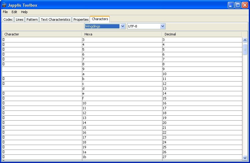 Japplis Toolbox - Screenshot #1