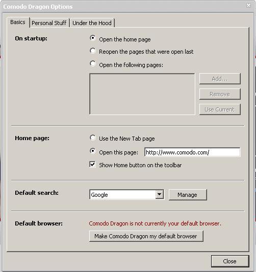 Comodo Dragon Internet Browser - Screenshot #29