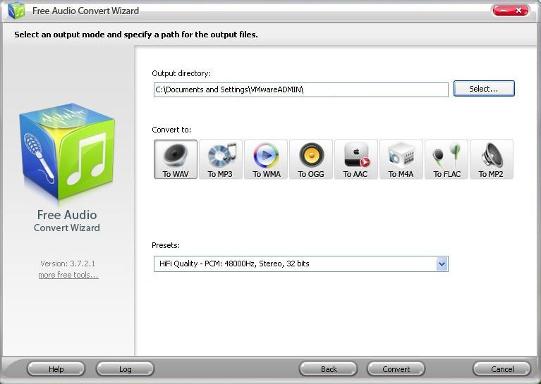 Free Audio Convert Wizard - Screenshot #14