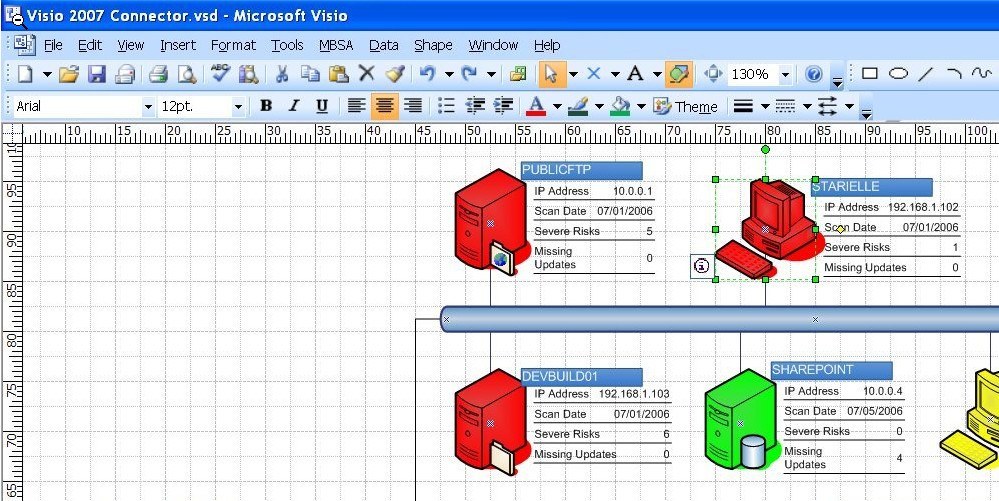 Microsoft office visio 2007