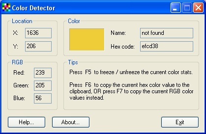Color Reader Windows Color Detector latest version - Get best Windows software