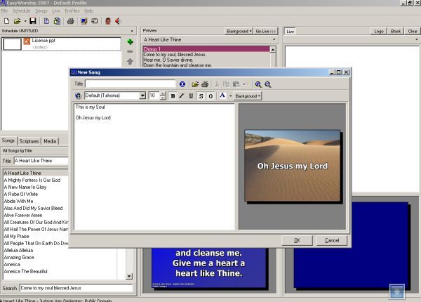 EasyWorship - Screenshot #3