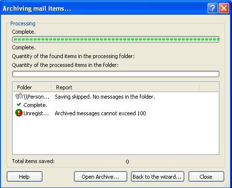 email archiver pro trial
