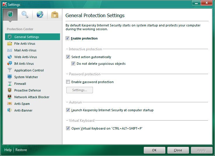 Kaspersky Anti-Virus 2011 - Screenshot #2