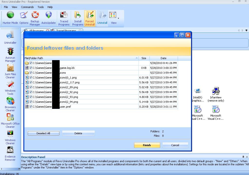 Revo Uninstaller Pro - Screenshot #27