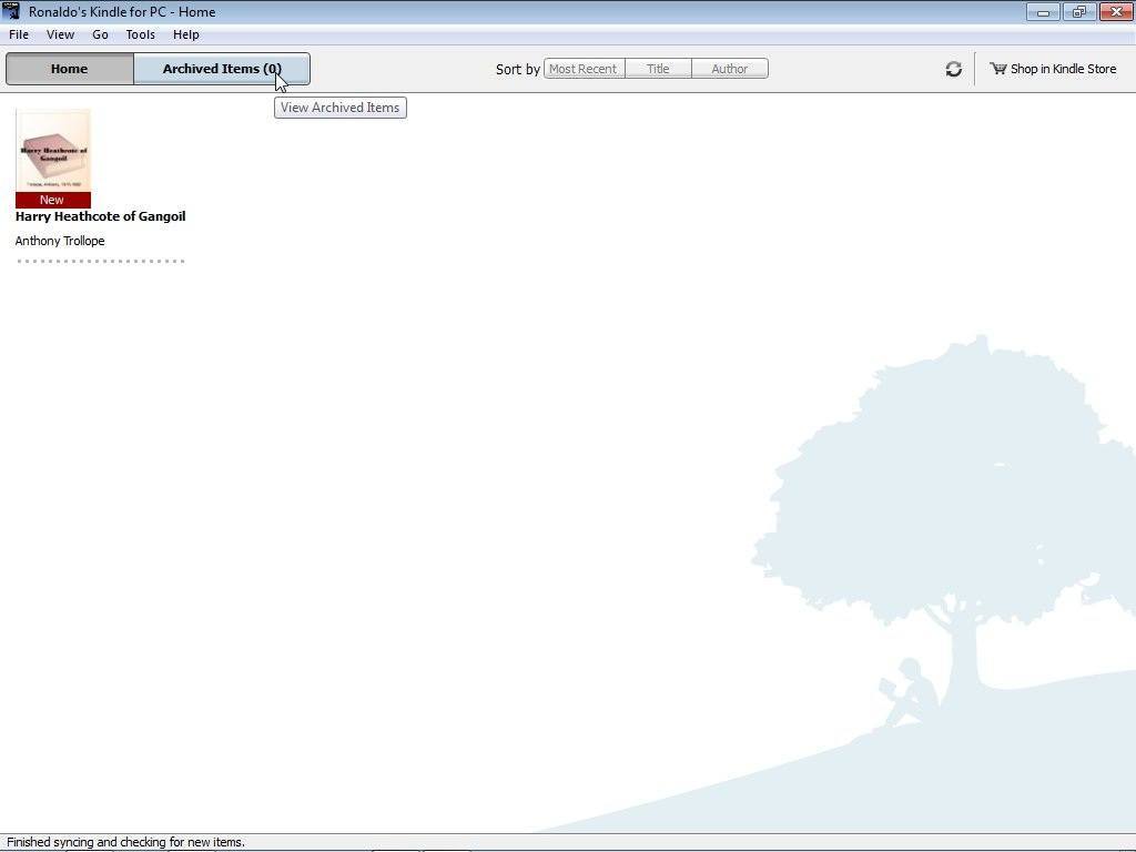 Amazon Kindle For PC - Screenshot #9