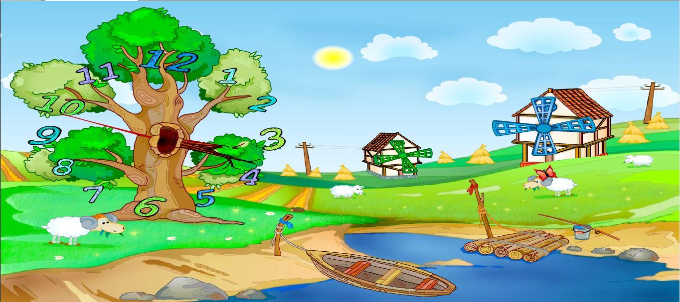 Spring Clock Screensaver - Screenshot #2