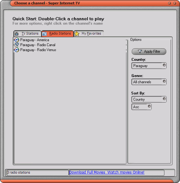 Super Internet TV - Screenshot #3