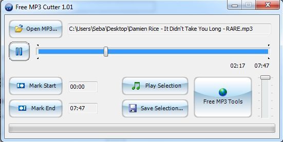 Free MP3 Cutter - Screenshot #4