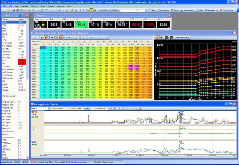 Tune software. TUNEECU. Software for Tuning pa System.