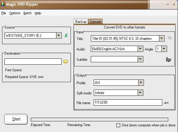 Magic DVD Ripper - Screenshot #29