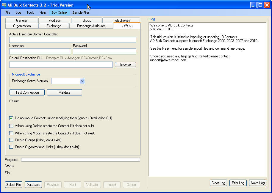AD Bulk Contacts latest version - Get best Windows software