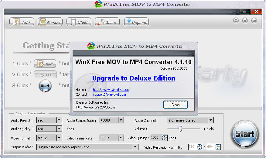 winx free vob to mp4 converter