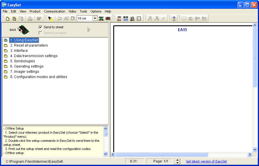 EasySet - Screenshot #2