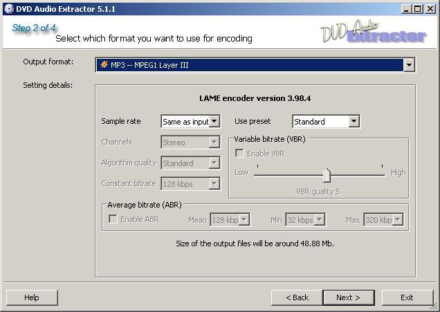 DVD Audio Extractor - Screenshot #22